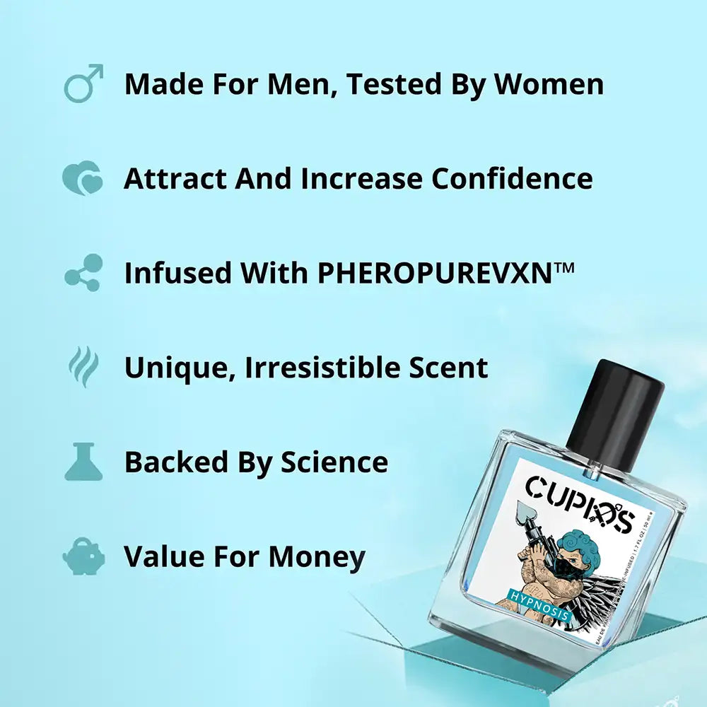 CUPID HYPNOSIS 2.0 | Pheromone-Infused | 1.7 Fl oz (50 ml) | (BUY 1 GET 1 FREE)